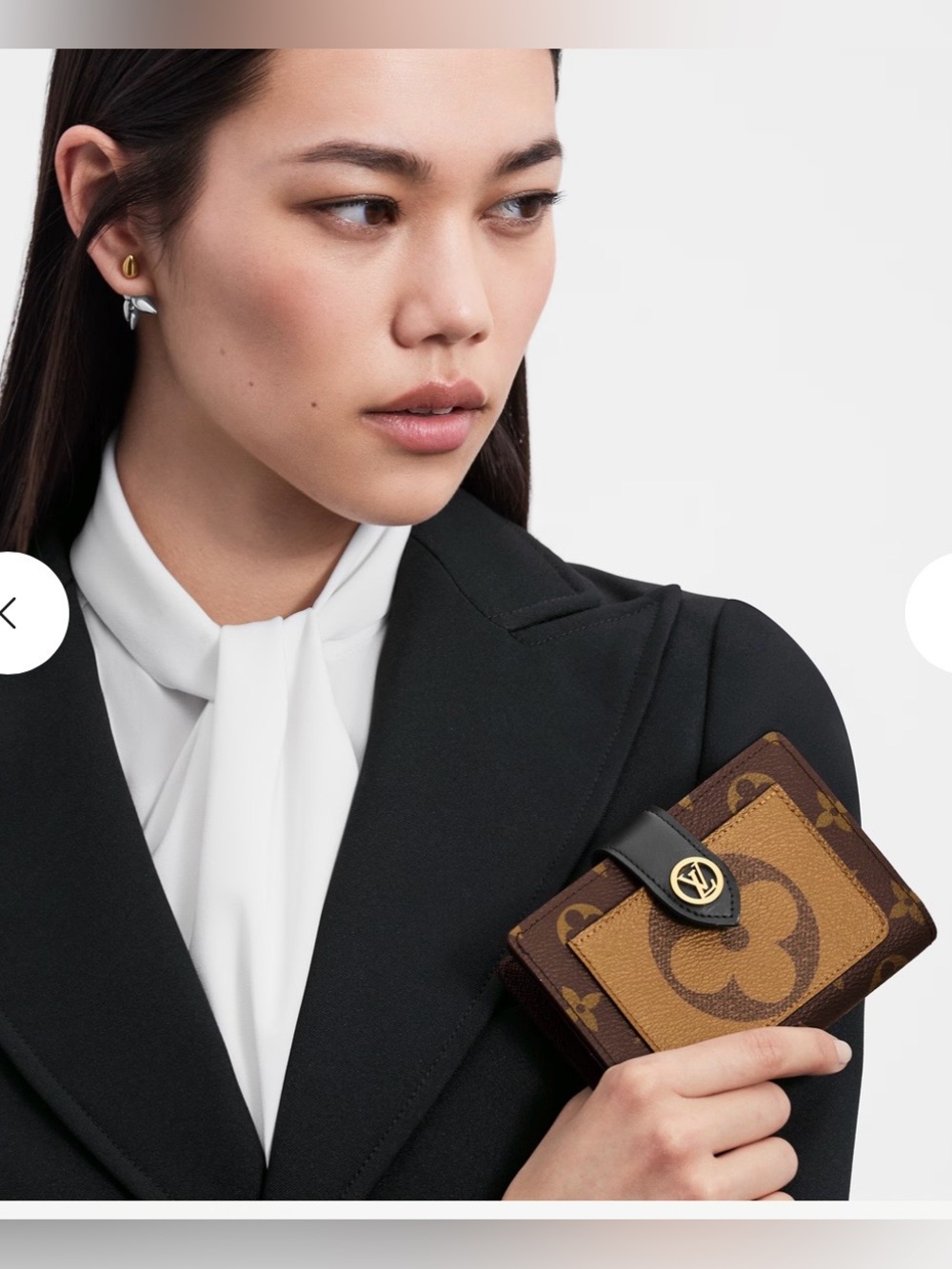Juliette wallet LV Brown&Black Monogram Compact Wallet.Code:CA3162 check pics